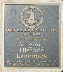First Landing Historical Sign